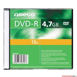 PĹ‚yta OMEGA DVD-R 4,7GB 16X CASE (10) OM
