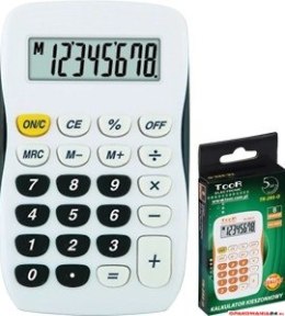 Kalkulator TOOR TR-295-K BIAĹ�O-CZARNY, 8