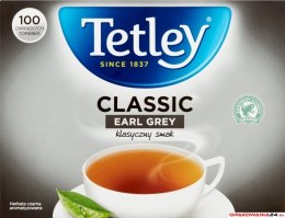 Herbata TETLEY EARL GREY czarna 100 sasz