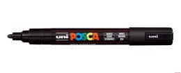 Marker z tuszem pigmentowym PC-5M czarny POSCA UNPC5M/DCA