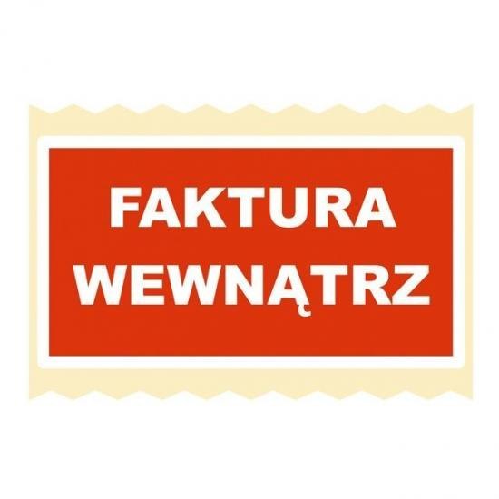 Etykieta FAKTURA WEWNĄTRZ 50 x 100 /rolka 100szt