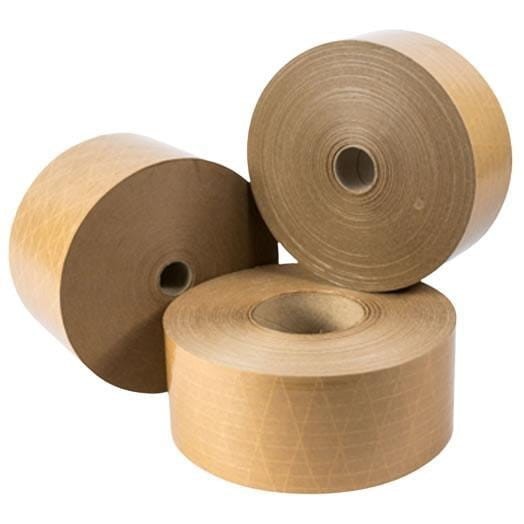 Taśma papierowa podgumowana 70x150m aktywowana wodą, wzmacniana