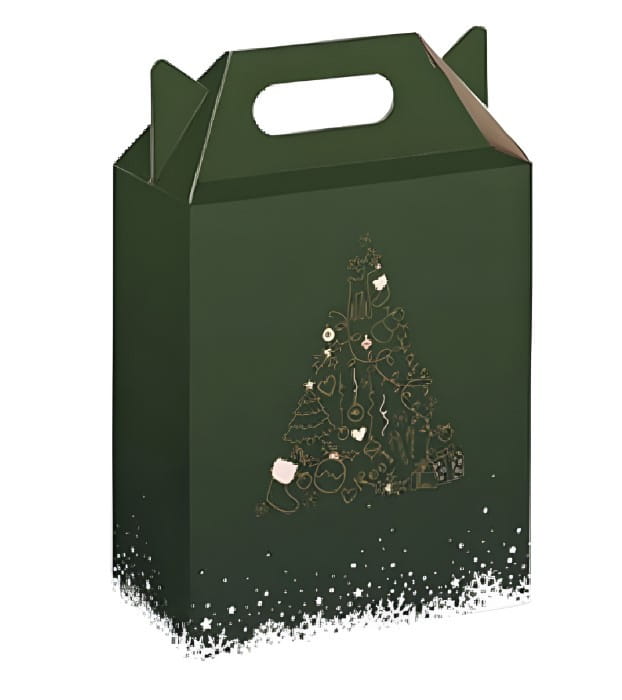 Pudełko 190 x 95 x 220 z uchwytem ZIELONY JELONEK