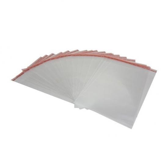 Woreczki foliowe z taśmą samoklej 50x70 opakowanie 100 szt