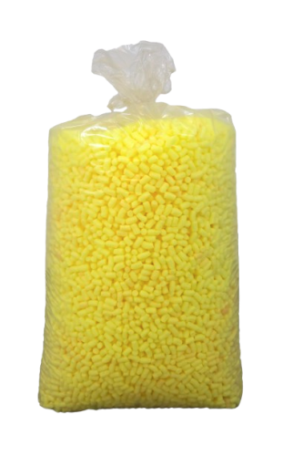 wypełniacz biodegradowalny żółty owal worek 200l