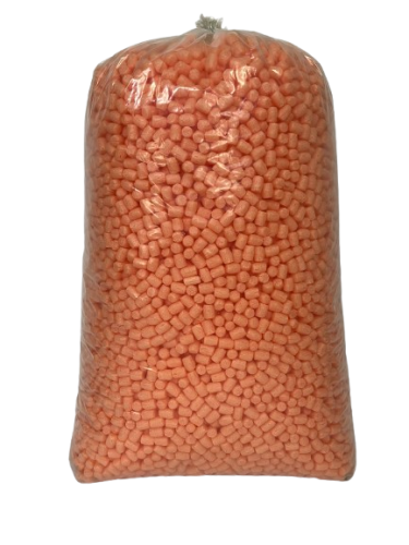 wypełniacz biodegradowalny pomarańczowy owal worek 200l