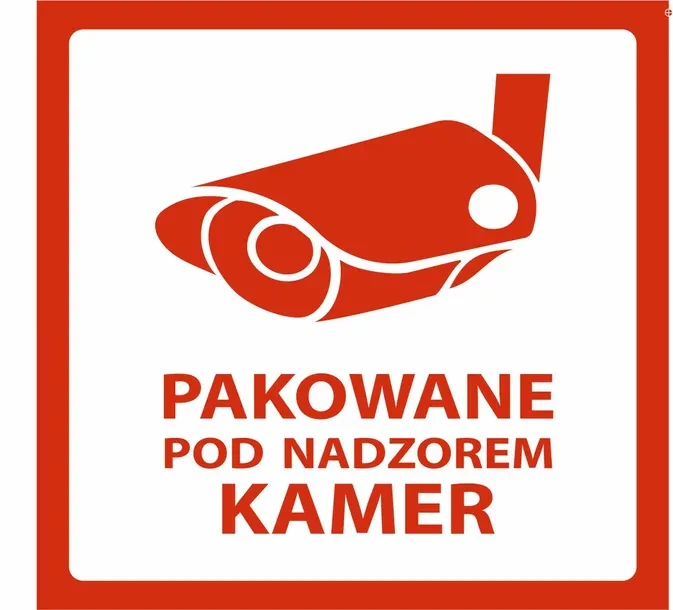 pakowane pod nadzorem kamer