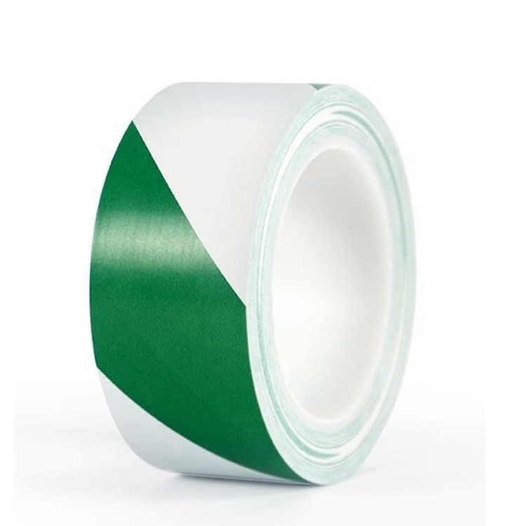 Taśma oznaczeniowa biało/zielona 50 x 33