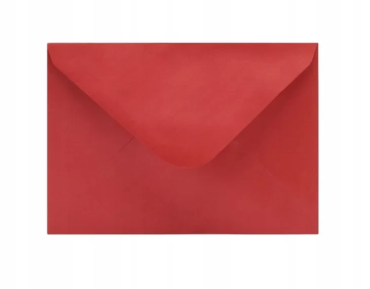 koperta czerwona C6 50 szt