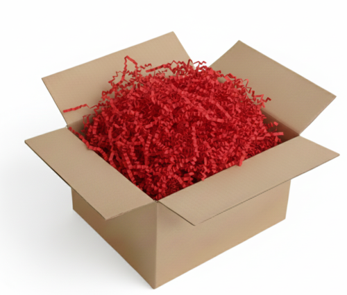 wypełniacz papierowy sizzlepak czerwony 1kg