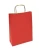 torba papierowa 24 x 10 x 32 cm czerwona, uchwyt skręcany