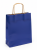 torba papierowa 24 x 10 x 32 cm granatowa, uchwyt skręcany