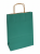 torba papierowa 24 x 10 x 32 cm zielona, uchwyt skręcany