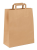 torba papierowa 32 x 16 x 43 cm brązowa, uchwyt skręcany