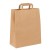 torba papierowa 32 x 16 x 43 cm brązowa, uchwyt skręcany