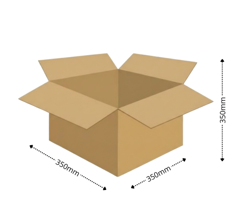 Karton klapowy tekt 5 - 350 x 350 x 350 - 580g fala BC
