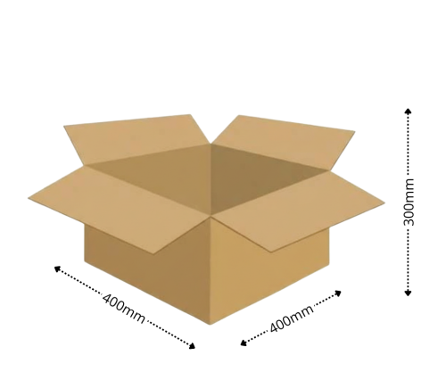 Karton klapowy tekt 5 - 400 x 400 x 300 640g/m2 fala BC