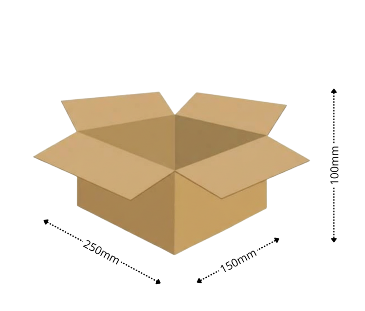 Karton klapowy tekt 3 - 250 x 150 x 100