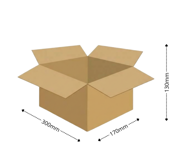 Karton klapowy tekt 3 - 300 x 170 x 130