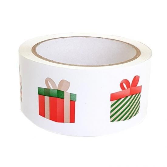 Taśma pakowa ŚWIĄTECZNA PREZENTY 48 x 60