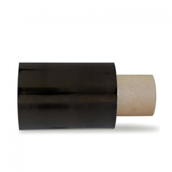 Folia STRETCH granat 10 cm/rączka 4 cm BLACK