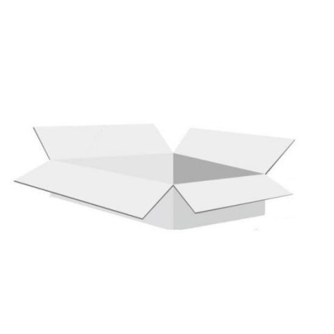 Karton klapowy tekt 3 - 260 x 170 x 70 biały 470g/m2 fala B
