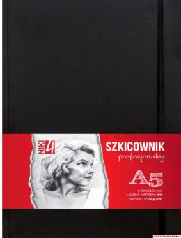 Szkicownik A5 profesjonalny 80 kartek 110g. BLO-SZA511-00104