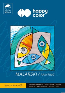 Blok malarski MĹ�ODY ARTYSTA 10ark. 200g. HA 3720 2030-M10 HAPPY COLOR