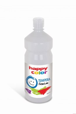 Farba TEMPERA Premium 1000ml biaĹ‚a HAPPY