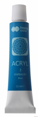 Farba akrylowa zestaw 12 kolorĂłw, 12ml H