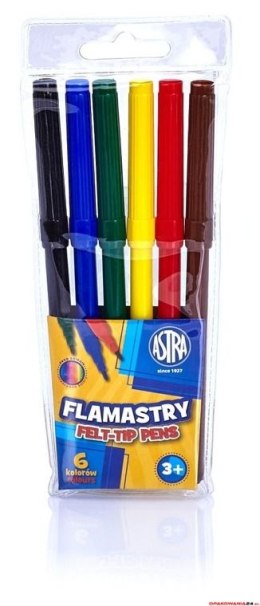Flamastry Astra CX - 6 kolorów, 314116002