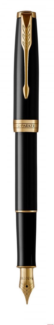PiĂłro wieczne (M, stalĂłwka ze stali) SONNET BLACK LACQUER GT PARKER 1931495, giftbox