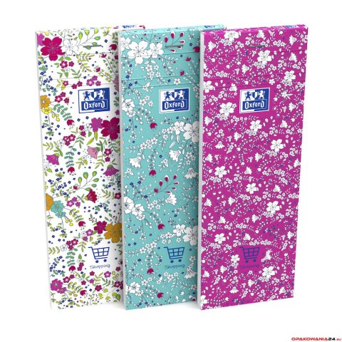 Blok Notatnikowy OXFORD FLORAL - lista z