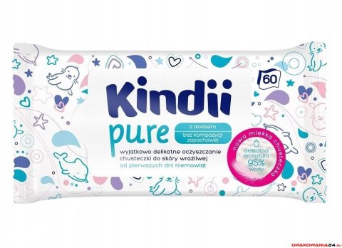 Chusteczki dla dzieci KINDII pure 60szt