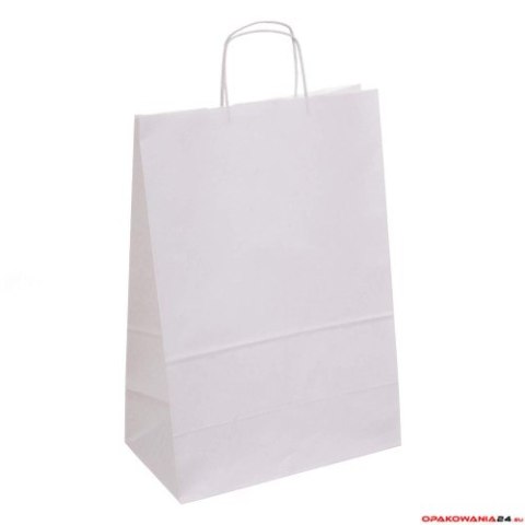 Torba ekologiczna ECOBAG 305x170x425mm biaĹ‚a 100g