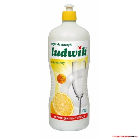 LUDWIK Płyn do mycia naczyń 900g cytrynowy 28867