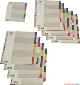 Przekładki OXFORD z kolorowego PP, A4, 10 kart 100205063
