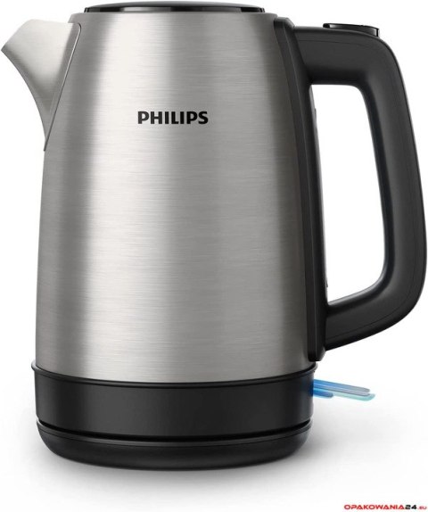 Czajnik elektryczny Philips 1.7L srebrny/szary 2200W stal nierdzewna HD9350/90
