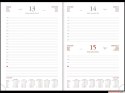 Kalendarz Vivella B5 dzienny p. biały Nr kat. 216 B5DB czerwony WOKÓŁ NAS