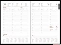 Kalendarz Vivella B5 tygodniowy p. biały Nr kat. 216 B5TB czerwony WOKÓŁ NAS