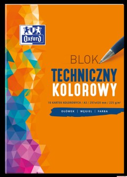 Blok techniczny OXFORD A3 10k 225G kolor