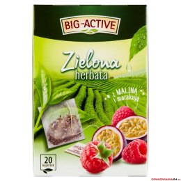 Herbata BIG-ACTIVE MALINA-MARAKUJA zielo