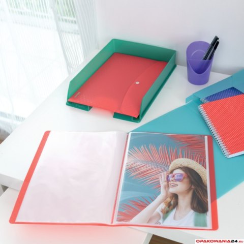 Album ofertowy Esselte ColourBreeze, z 40 koszulkami, lawendowy 628442 Esselte Album ofertowy Esselte ColourBreeze, z 40 koszulkami, lawendowy 628442 Esselte