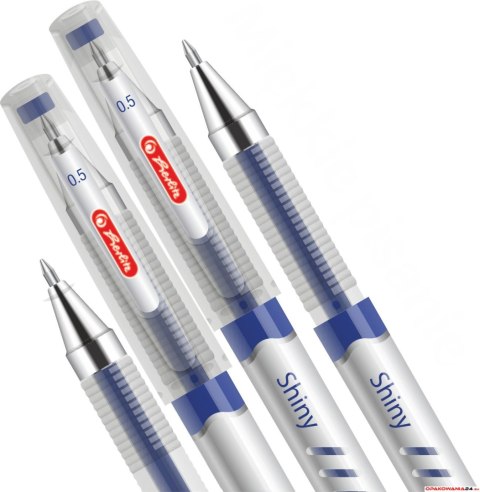 Długopis żelowy SHINY niebieski 9476540 0.5mm Herlitz