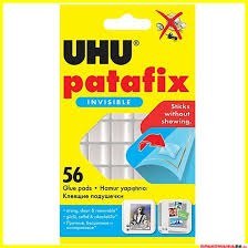 Masa samoprzylepna bezbarwna 56 porcji UHU PATAFIX INVISIBLE U37155