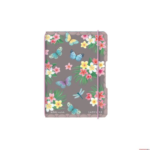 Notatnik A6 40 kartek kratka PP my.book flex ladylike butterfli 50044313 Herlitz