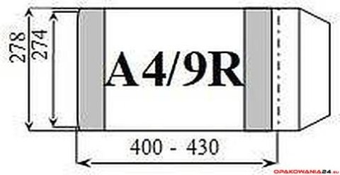 Okładka książkowa A4/9R regulowana wys.wew.274mm (25) D&D