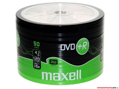 Płyta MAXELL DVD+R 4.7GB 16x (50szt) SPINDEL, bulk 275736