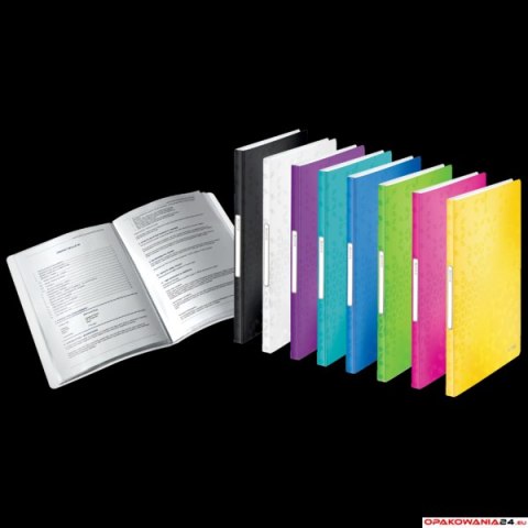 Album ofertowy 40 koszulek PP Leitz WOW, żółty 46320016 Album ofertowy 40 koszulek PP Leitz WOW, żółty 46320016