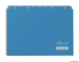 Przekładki A5 25 szt. 5/5 do kart. indeksami 40mm Niebieski 365006 DURABLE